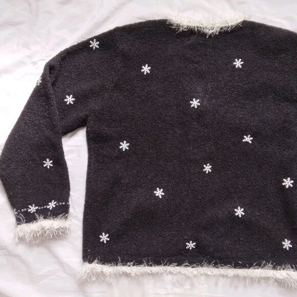 Design Options By Philip & Jane Gordon Reindeer Christmas Sweater Size Medium - Picture 13 of 14